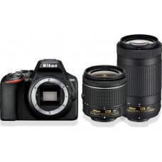 Nikon D3500 Black Kit 18-55mm VR AF-P & 70-300mm AF-P VR με Δώρα Θήκη, Τρίποδο